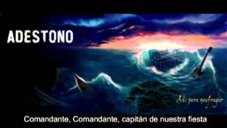 Miniatura de vídeo de "Adestono-Comandante Alcolea (Con letra)"