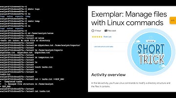 Exemplar: Manage files with Linux commands || #qwiklabs || #coursera  ||  [With Explanation🗣️]