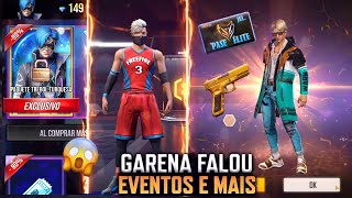 RECOMPENSA DA NOVA TEMPORADA, GARENA FALOU SOBRE O PASSE BARATO E PACOTE DUNK MASTER DE GRAÇA? FF