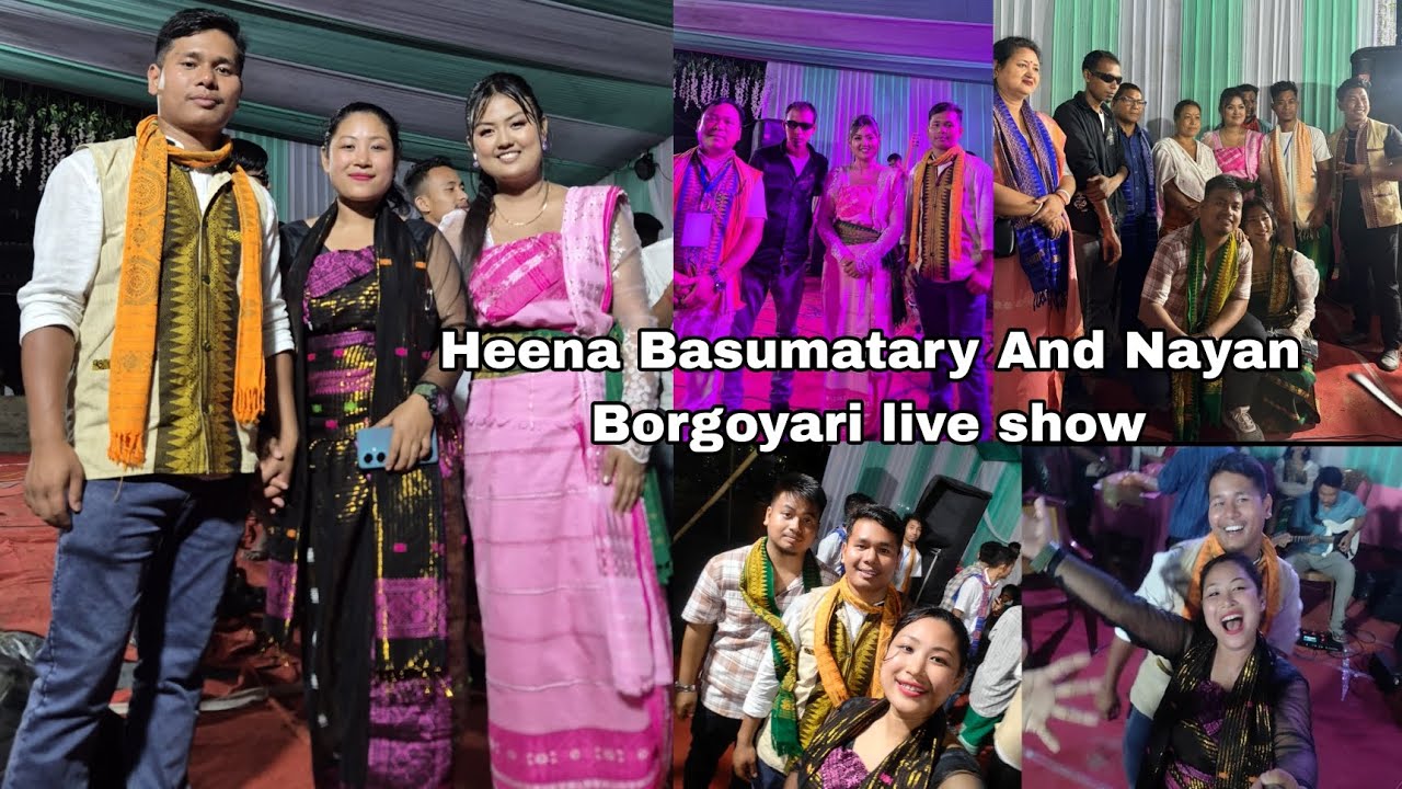 Enjoyed 😁😀💖Heena Basumatary and Nayan Borgoyari live show at laukhata, Baksa, Bohut moja lagise guys