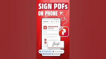 Sign Any PDF on Mobile in Seconds (Android & iPhone) #pdfeditor #signpdf #SignDocuments #PDFonPhone