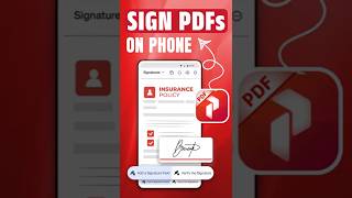 Sign Any PDF on Mobile in Seconds (Android & iPhone) #pdfeditor #signpdf #SignDocuments #PDFonPhone