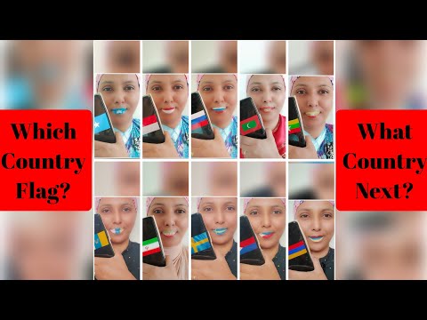 Guess the country flag WHAT country is next - COMPILATION 1 - MAKEUPBYMUMMMTAJ