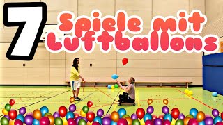 7 spannende Spiele mit Luftballons