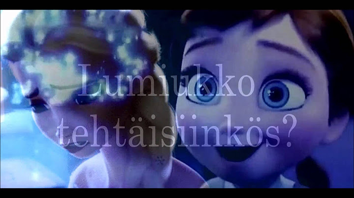 Frozen - Do you wanna build a snowman (Lumiukko tehtäisiinkös) Finnish cover