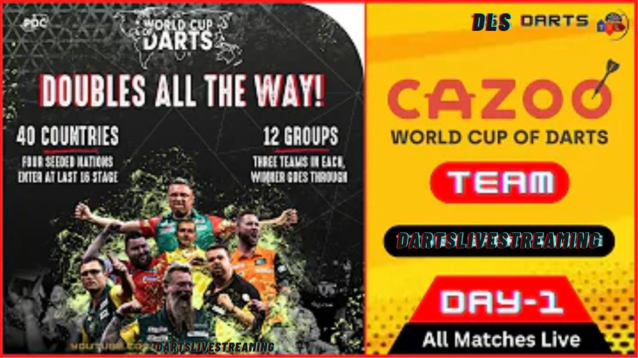PDC World Cup of Darts 2023 Live Stream - All Teams (Day-2)