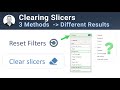 Bookmarks vs Native 'Clear Slicers' - 3 Ways of Clearing Slicers in Power BI - Nuances &amp; Differences