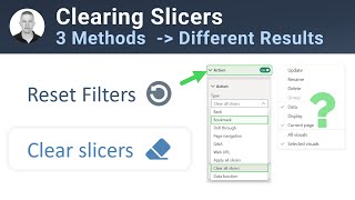 Bookmarks vs Native 'Clear Slicers' - 3 Ways of Clearing Slicers in Power BI - Nuances & Differences