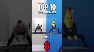 Top 10 FORTNITE DANCE MOMENTS PT.1 #shorts