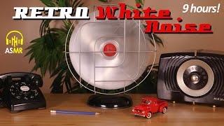 🔊White Noise Therapy - 1950s FAN- 9 Hours! ASMR - Relax🌎 Sleep 💤 Concentrate💡
