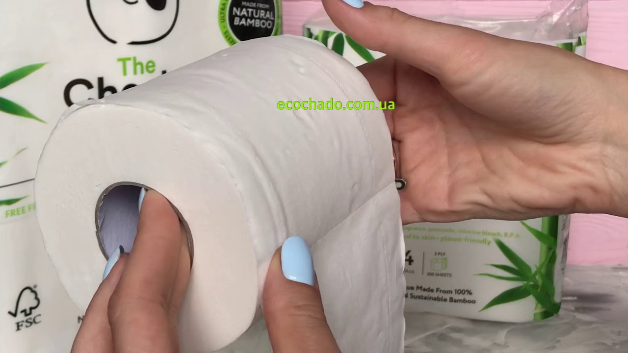 Бамбуковае трехслойная туалетная бумага, The Cheeky Panda