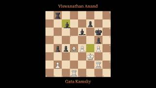 Gata Kamsky vs. Viswanathan Anand • Tilburg (Netherlands), 1991