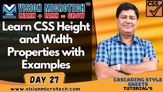 Learn CSS Height and Width Properties with Examples