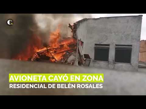 Atención: avioneta con ocho personas a bordo cayó en Belén Rosales | El Colombiano