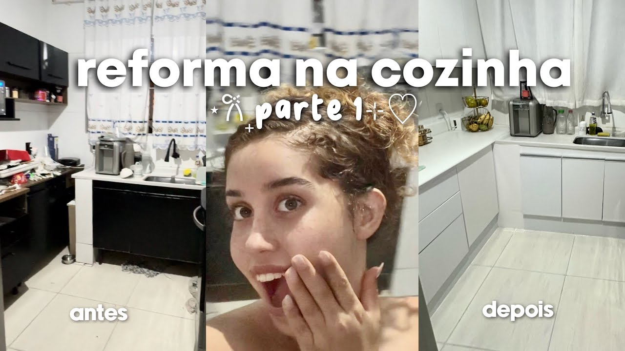 Reforma na cozinha - Parte 1: Armários 🥘👩🏼‍🍳 *envelopamento, planejado, montando*