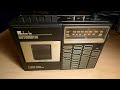 Roberts radio cassette recorder  just testing