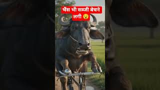 Baffalo selling Vegetables #ai #tranding #viral #viralvideo #shorts #video