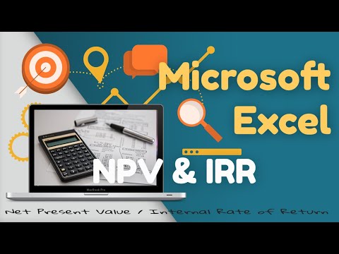 คำนวณหา NPV และ IRR ด้วย Microsoft Excel