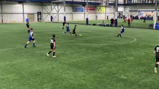 Falcons (black) vs West Side u14 Roots Indoor Soccer League screenshot 3