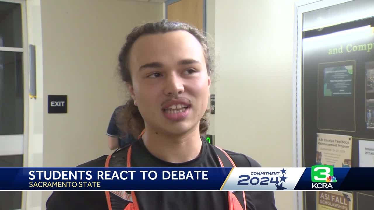 Sacramento State students watch, react to Vice Presidential debate ...