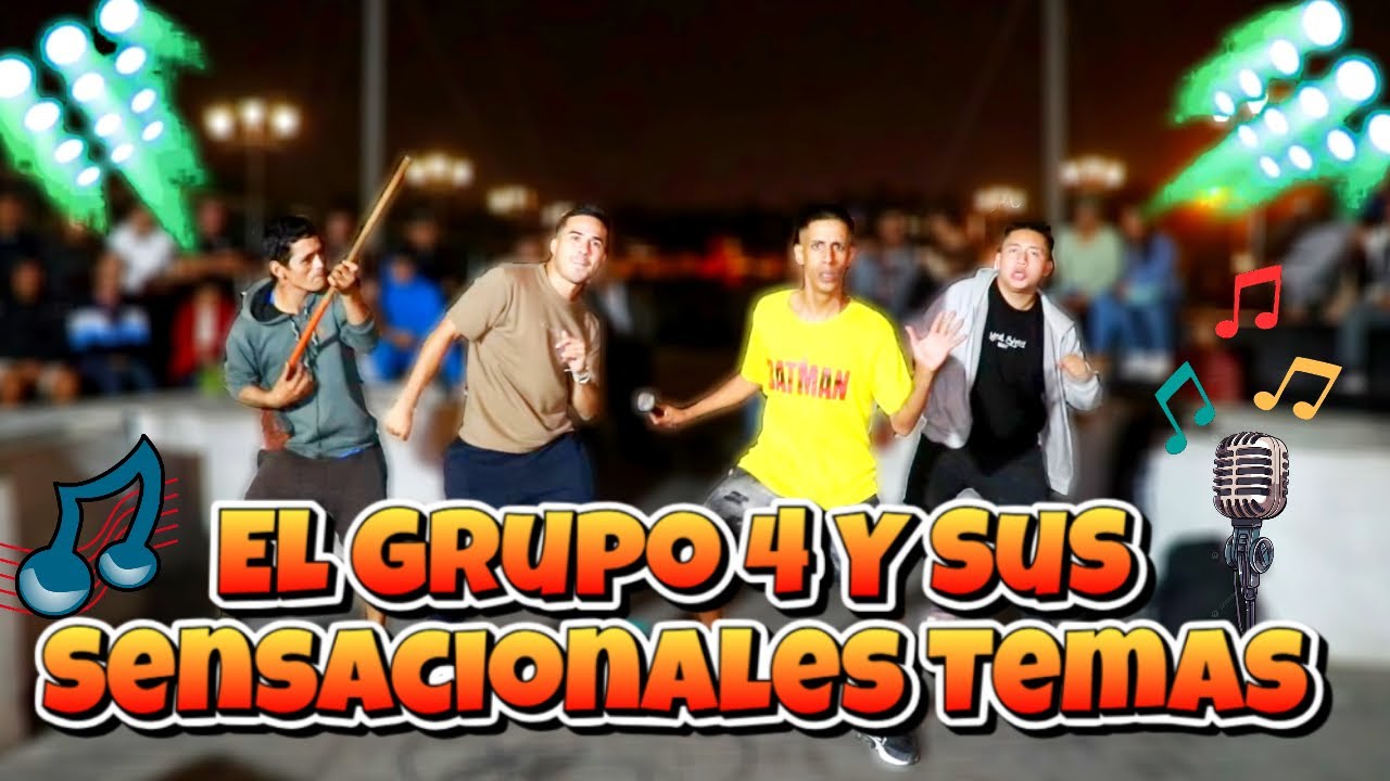 El Grupo 4 Y su Sensacionales Temas 🤣🔥🎤 - Comicos 2024