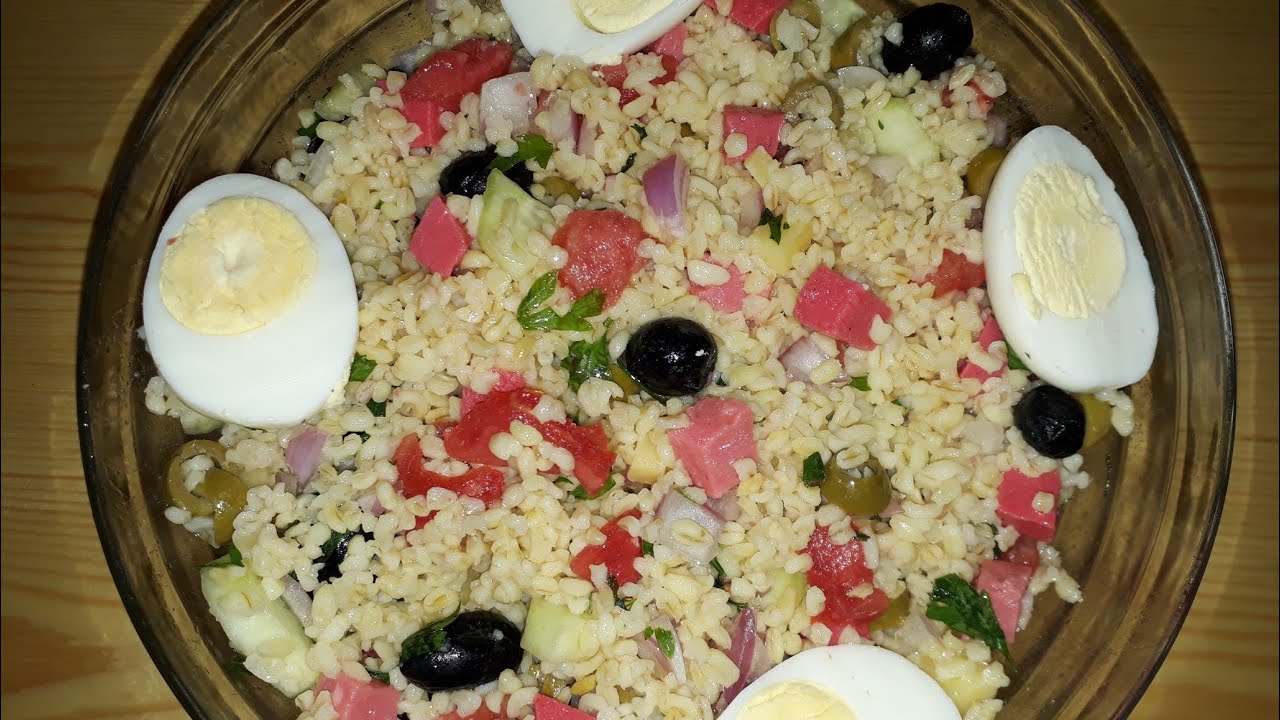Salade de Boulgour très bon pour la santé ainsi qu'au régime