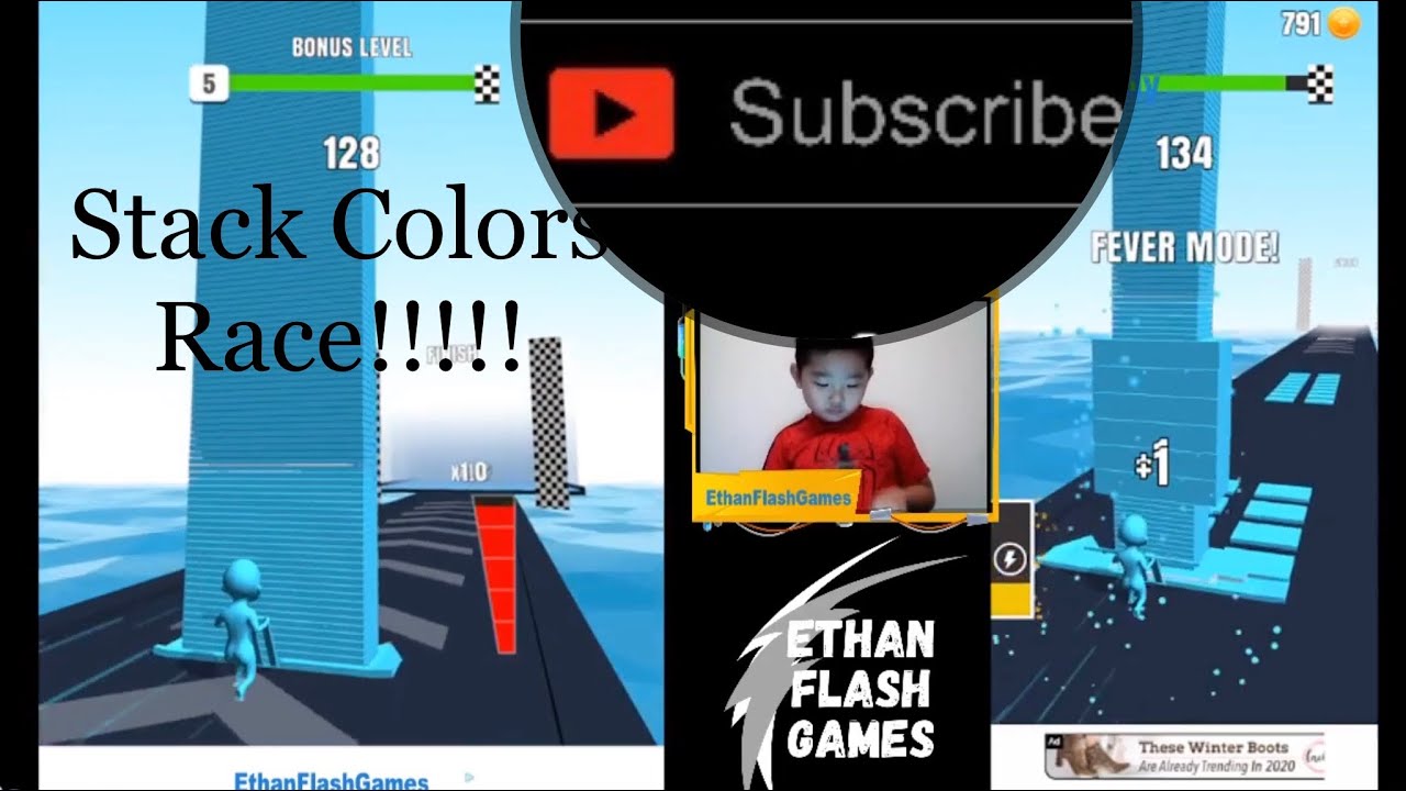 Free Stack Colors Game (iOS) Top Game on App Store Walkthrough, Review on iPhone 11 Max & iPad