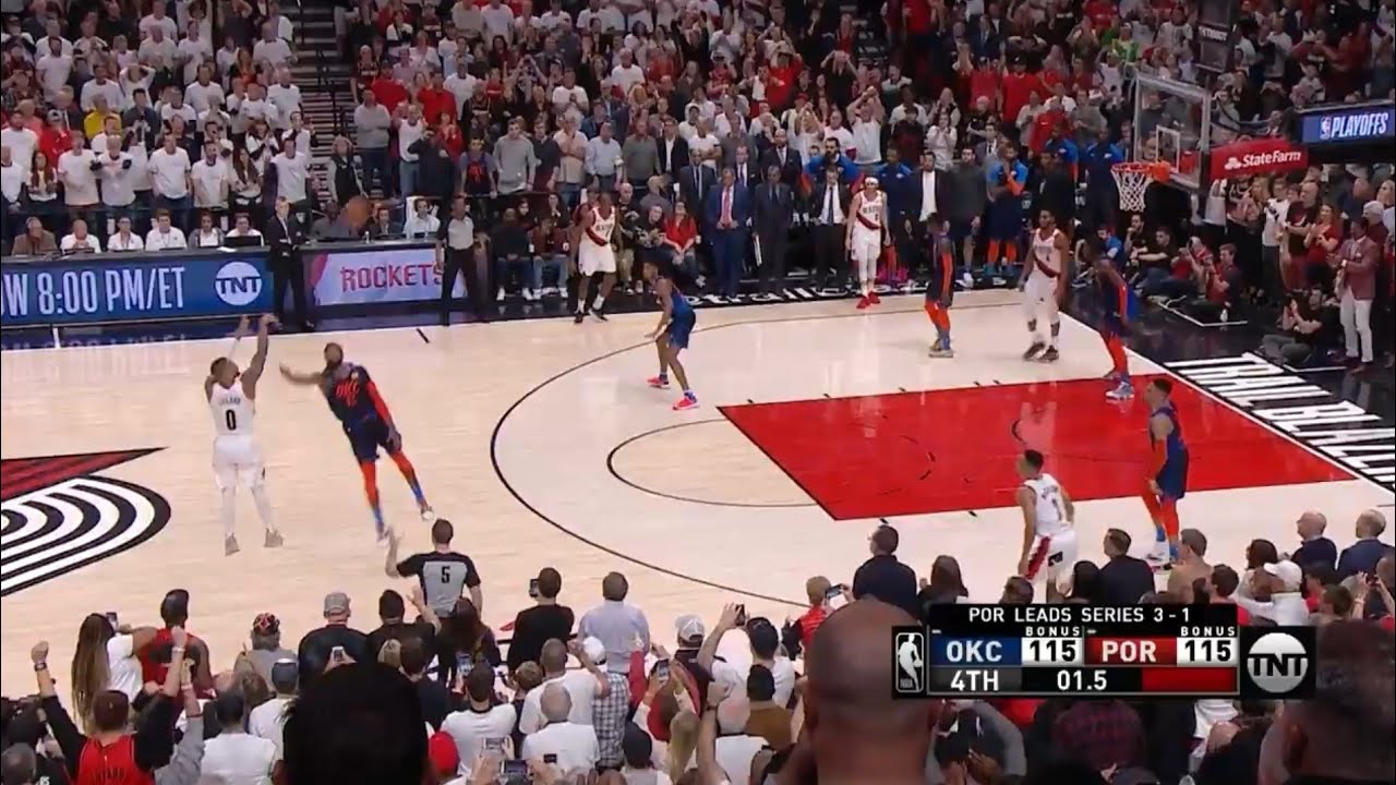 logo Lillard + buzzer beater Lillard = top 5 buzzer beaters @verizon