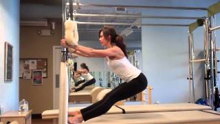 Pilates Spread Eagle variation