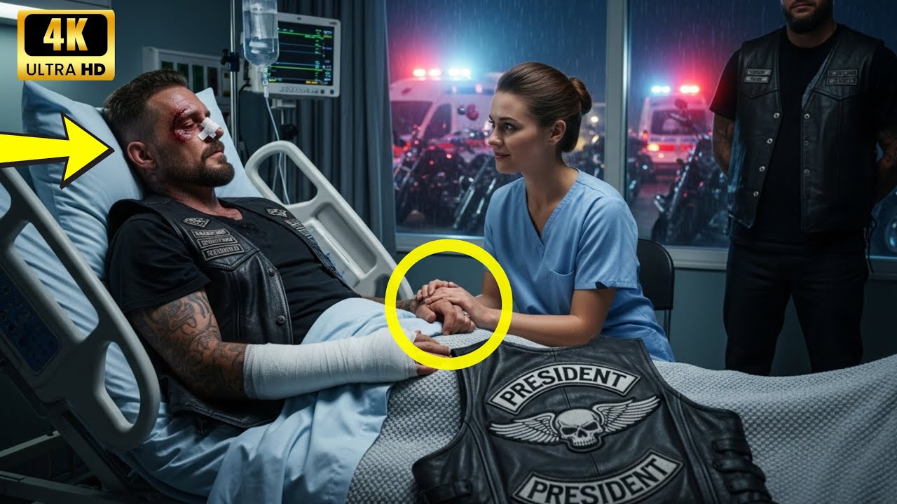 Eine Krankenschwester half einem verletzten Biker, ohne zu wissen, dass er ein Hells Angel war.