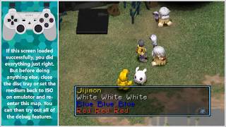 Digimon World Glitch - New game in Debug Mode