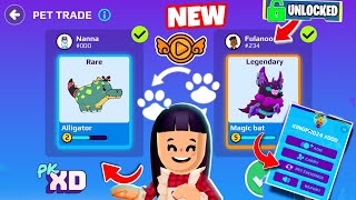 🚨PK XD NEW PET EXCHANGE OPTION!🤩🤯|| PET TRADE AND FARM 🌱🚿UPDATE PK XD || KINGPRO24 NEW UPDATE