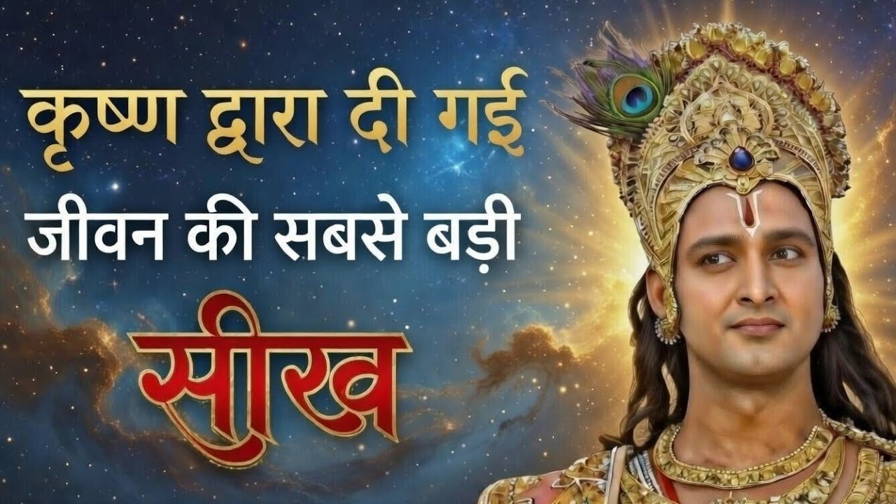 जब जीवन टूटने लगे तो याद रखना कृष्ण का यह कठोर सत्य | बदल देगा सोचने का तरीका | #krishna #motivation