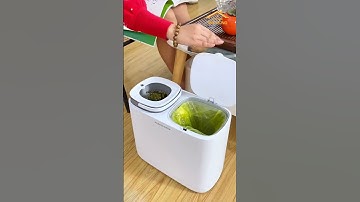 Thùng rác tách nước 2 ngăn thông minh #xuhuong #giadunggiatot #giadungthongminh #giadunggiare