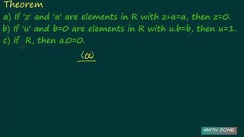 Algebraic Properties of Real Numbers