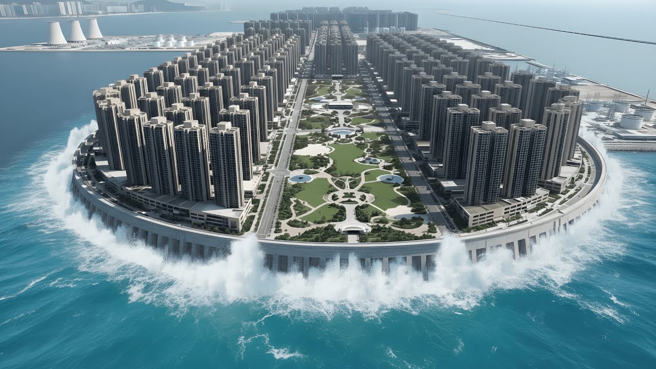 Inside the Impossible Ghost Island: How China Built 400 Apartment Buildings in the Ocean