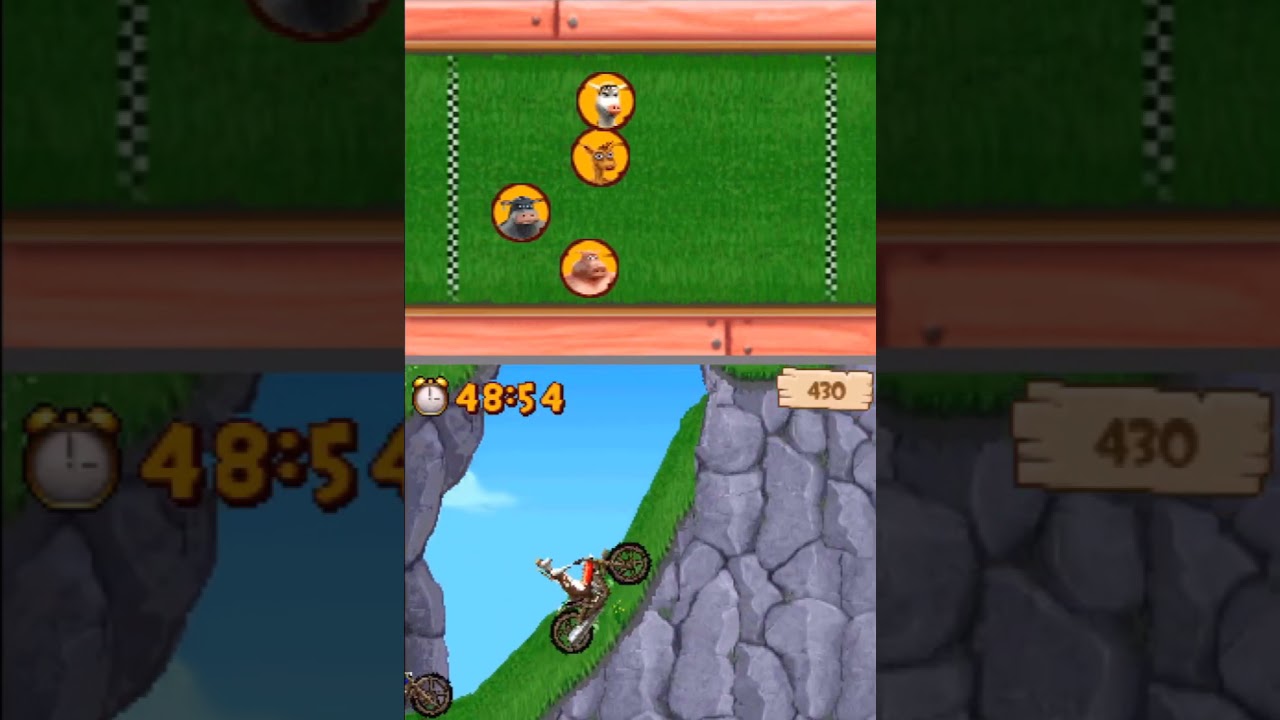 Back at the Barnyard: Slop Bucket Games - Stickbike Stunts Minigame