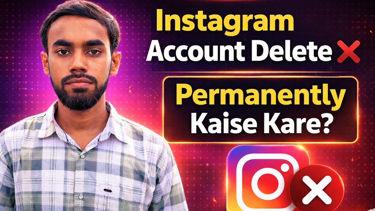 instagram account delete kaise kare permanently| how to delete instagram account permanently 