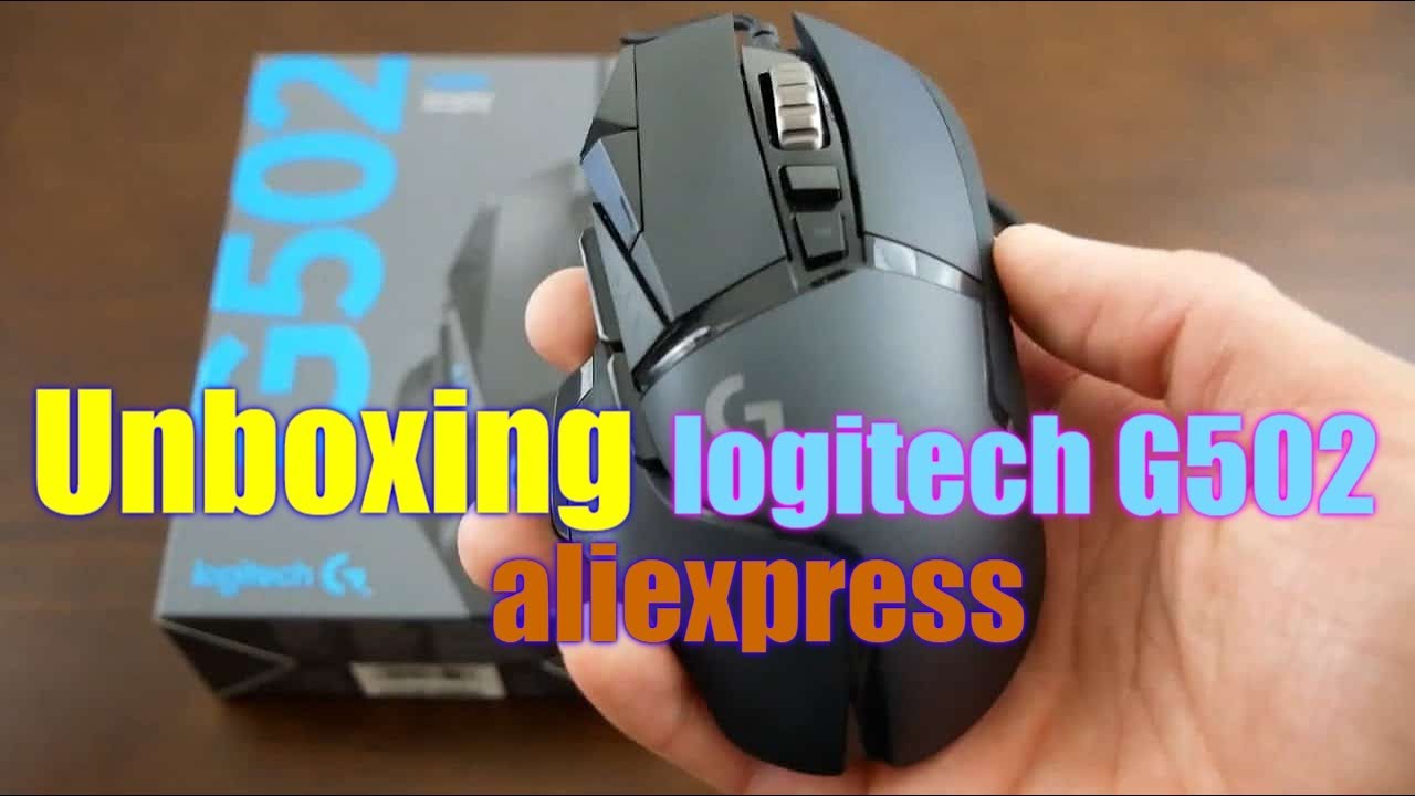 BEST GAMING MOUSE EVER   Logitech G502 Hero Unboxing aliexpress