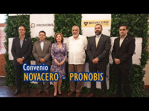 NOVACERO Y PRONOBIS FIRMAN CONVENIO DE PROVISIÓN DE MATERIALES DE ACERO