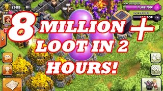 HOW TO FARM 8 MILLION + LOOT IN 2 HOURS! | BEGINNERS GUIDE | Clash Of Clans screenshot 5