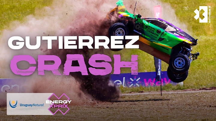X44 Cristina Gutierrez Dramatic Crash | 2022 Extreme E Uruguay Natural Energy X Prix