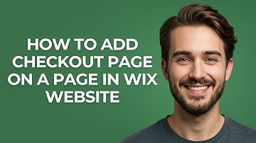 How to Add Checkout Page on a Page In Wix Website - GUIDE!