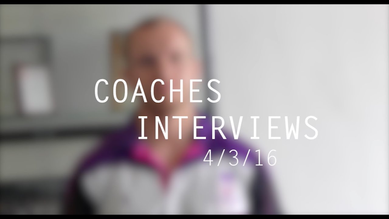Coaches Interviews 4/3/16 - YouTube
