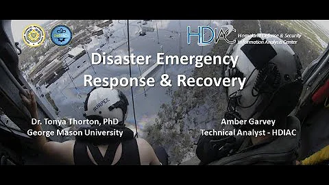 HDIAC Podcast - Disaster Emergency Response & Reco...