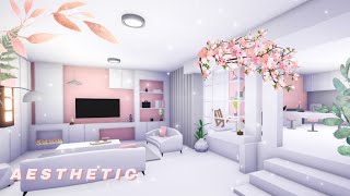 Roblox | Futuristic Home Pink | Como Decorar La Casa Futurista Rosa | Speed Build | Adopt Me
