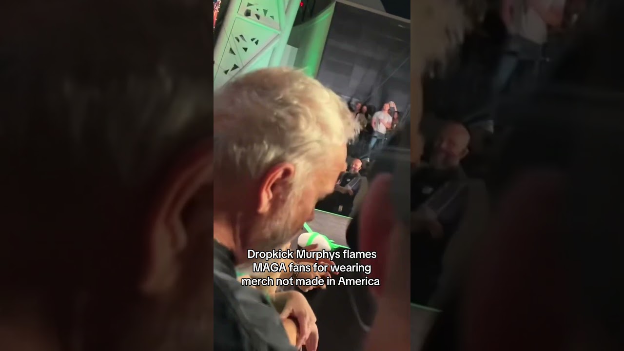 Dropkick Murphys FLAMES Trump fans for wearing foreign MAGA merch
