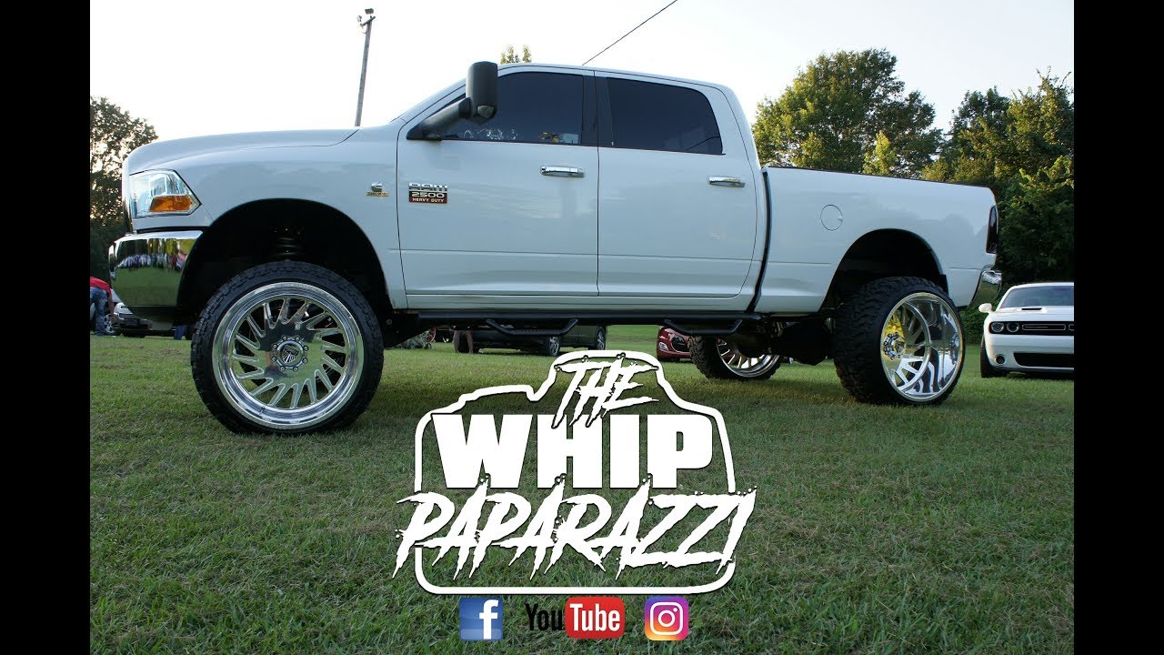 North Ms Whipz Car Show Lifted Cummins Ram 2500 on 26 x 16 Specialty Forged
