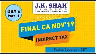 Final CA, Nov'19, Revision Lectures - IDT Day 4 of 6(Part 1)