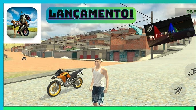 SAIU! NOVO JOGO DE MOTO PARA CELULAR GRAU E CORTE 